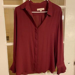 Maroon Blouse